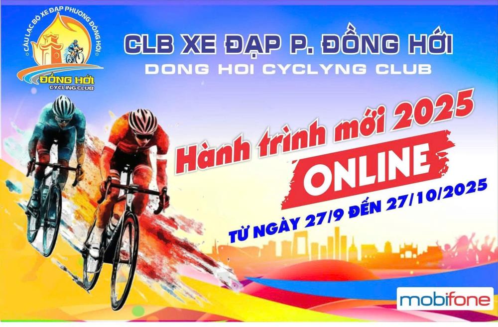 Giải Đạp xe Online Đồng Hới - Hành trình mới 2025